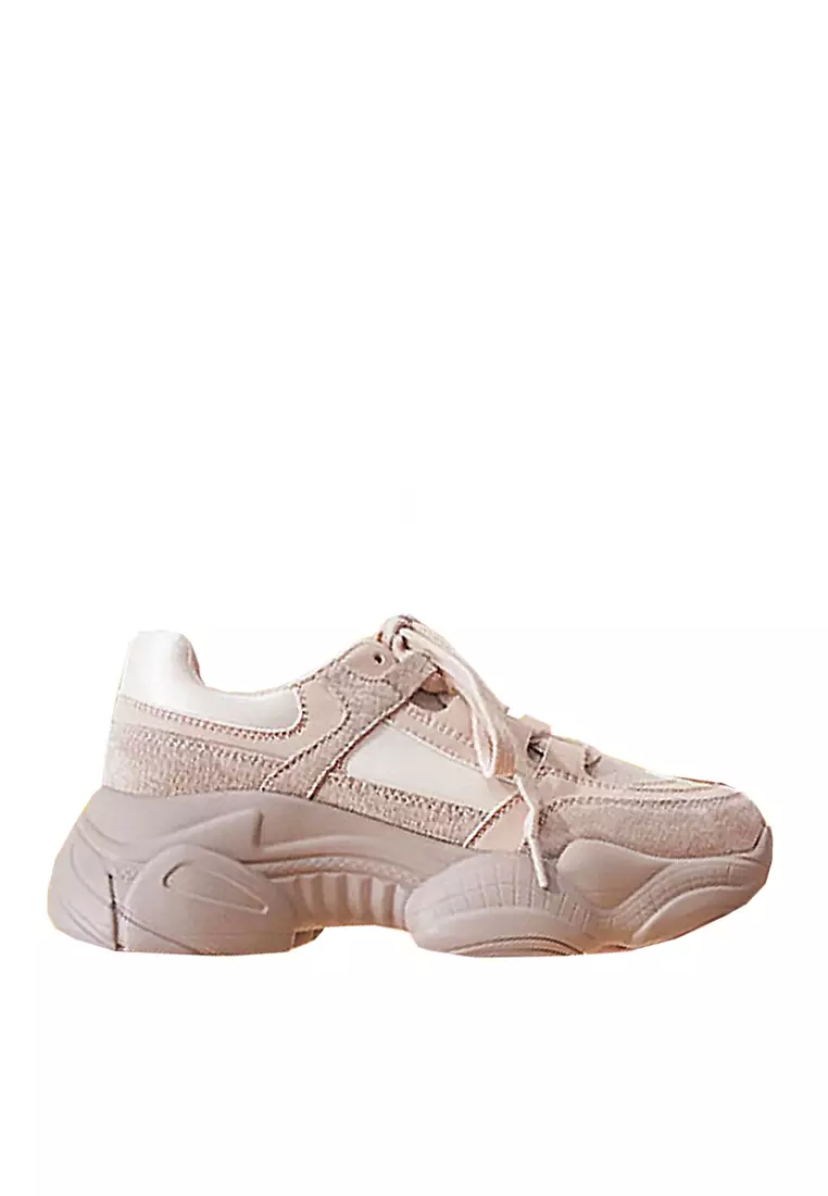 Chunky 2025 nude sneakers