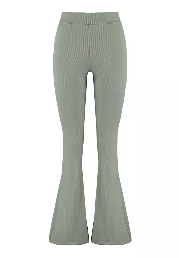 Rib Flare Pants