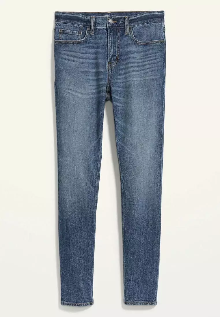 Straight Built-In Flex Light-Wash Jeans For Men - Old Navy Philippines