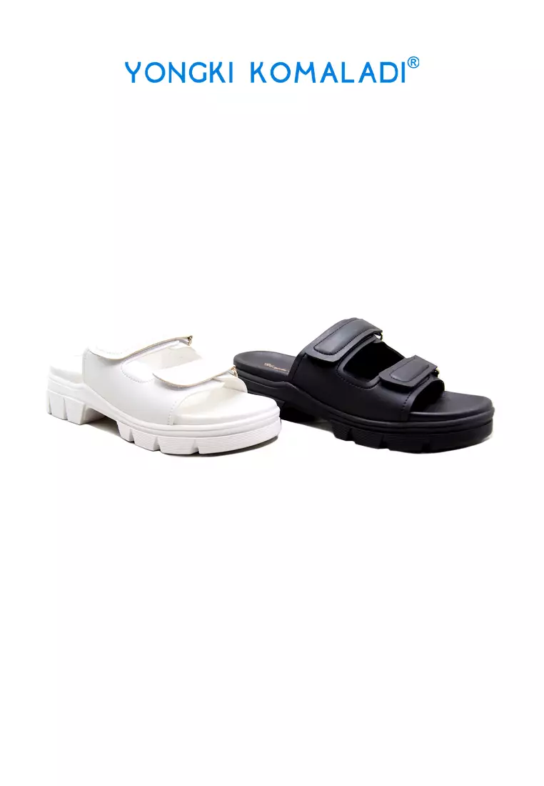 [ ORIGINAL ] YONGKI KOMALADI SANDAL OL-AY466-23 HITAM