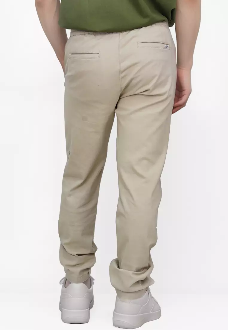 Crocodile CHIN | Men Chino Pants Activewear Celana Panjang Pria CR815 Beige