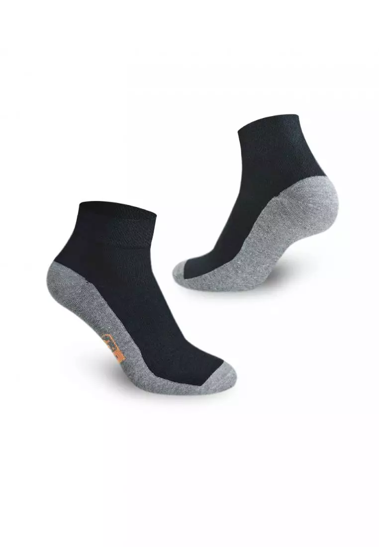 DMCG12 Men's Cotton Lite Casual Ankle Socks - 3 Pairs
