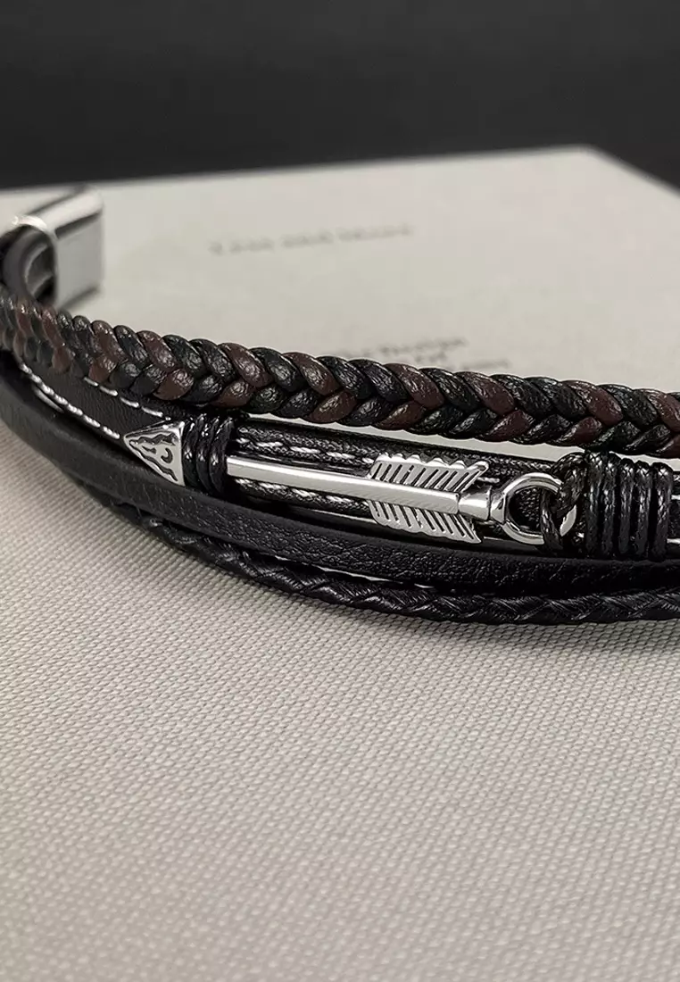 Buy Trendyshop Men's Leather Bracelet 2026 Online | ZALORA