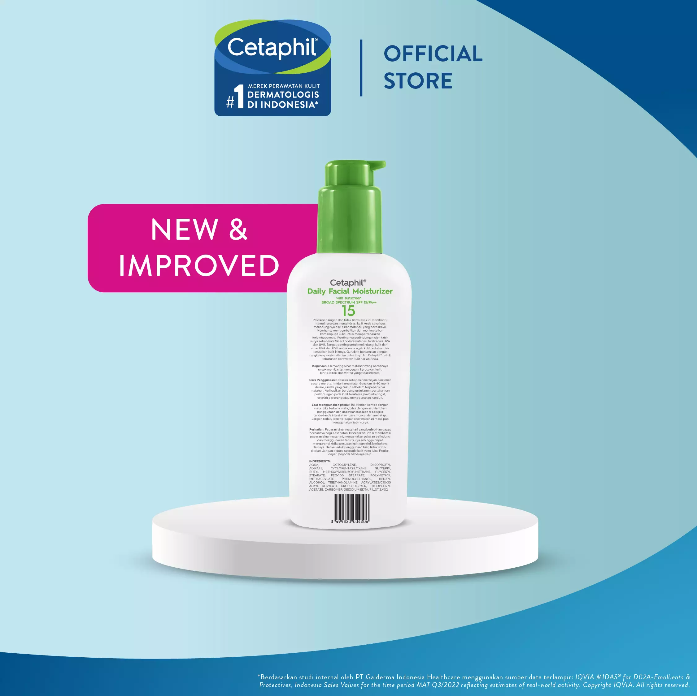 Cetaphil Daily Facial Moisturizer SPF 15 -118ML