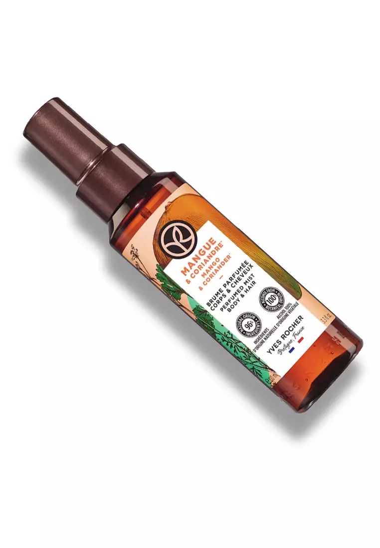 Mango Coriander Perfume Hair & Body Mist - 100ml Natural Fragrance Body Spray