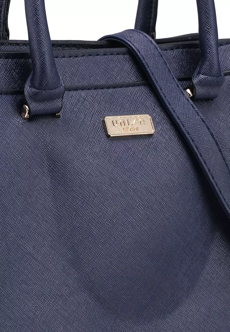 Saffiano Convertible Top Handle Bag