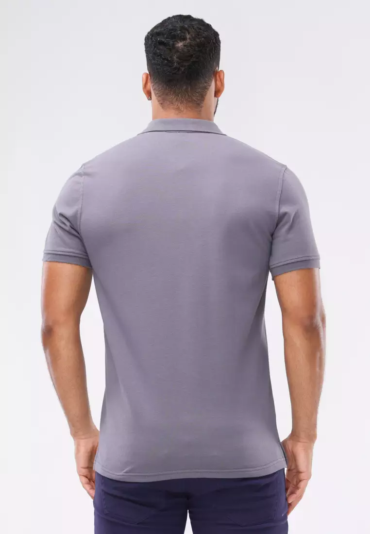 Cvc Collared Shirt Pique