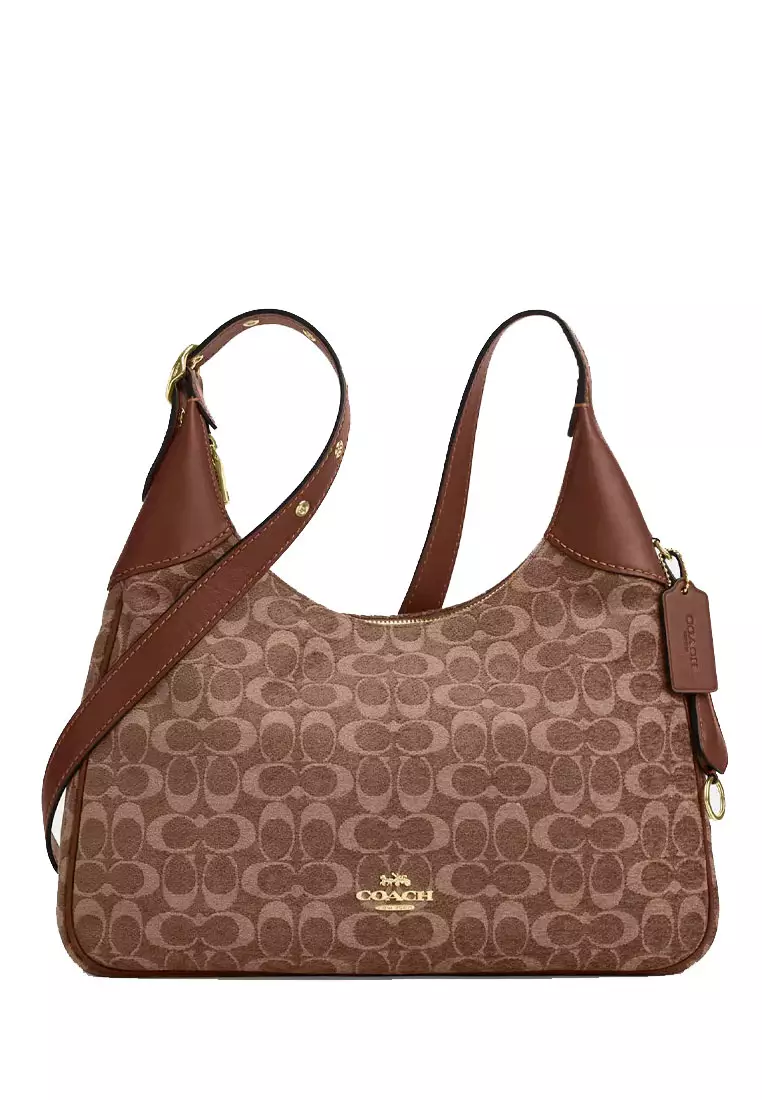 Buy Coach Ella Shoulder Bag In Signature Chenille 2026 Online | ZALORA