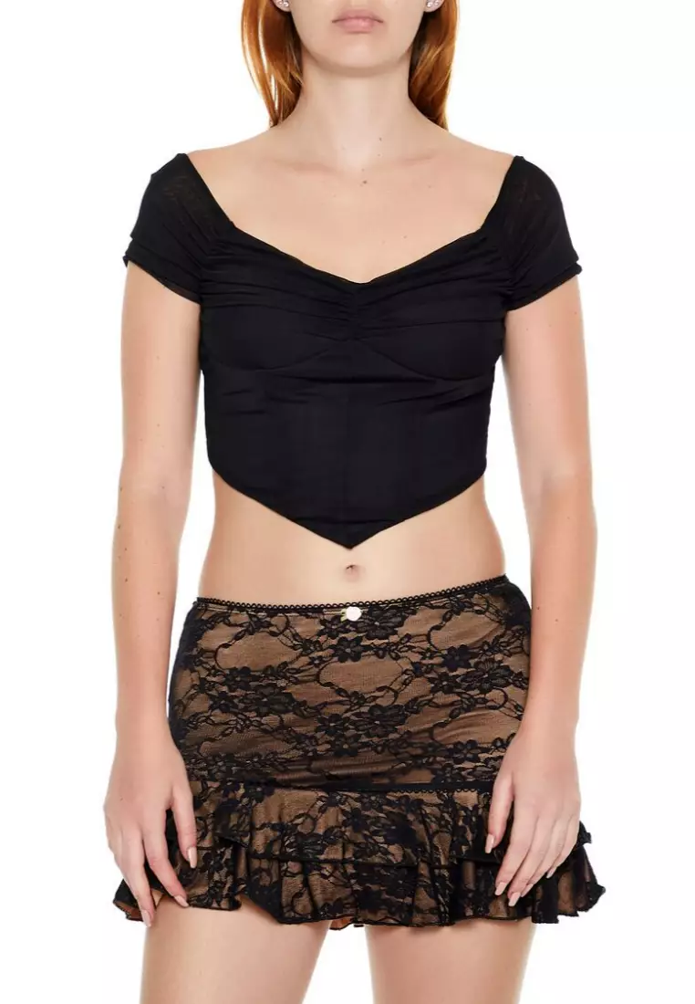 Forever 21 ruched top shop