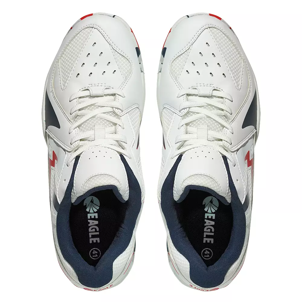Eagle Sepatu Badminton Mirage - PUTIH/BIRU/MERAH