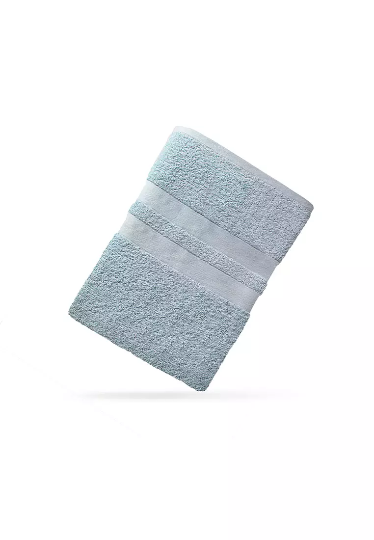 Buy Catherine Mott s Baby Blue 100 Cotton Soft Bath Towel