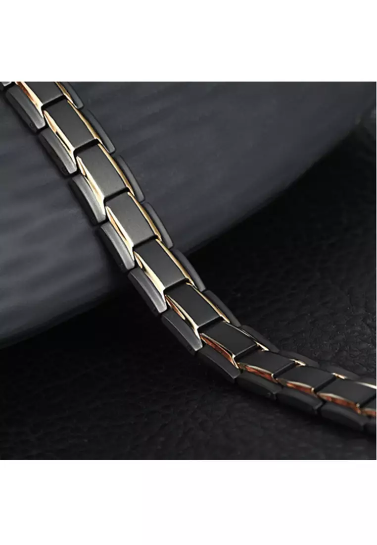 Mens black clearance magnetic bracelets