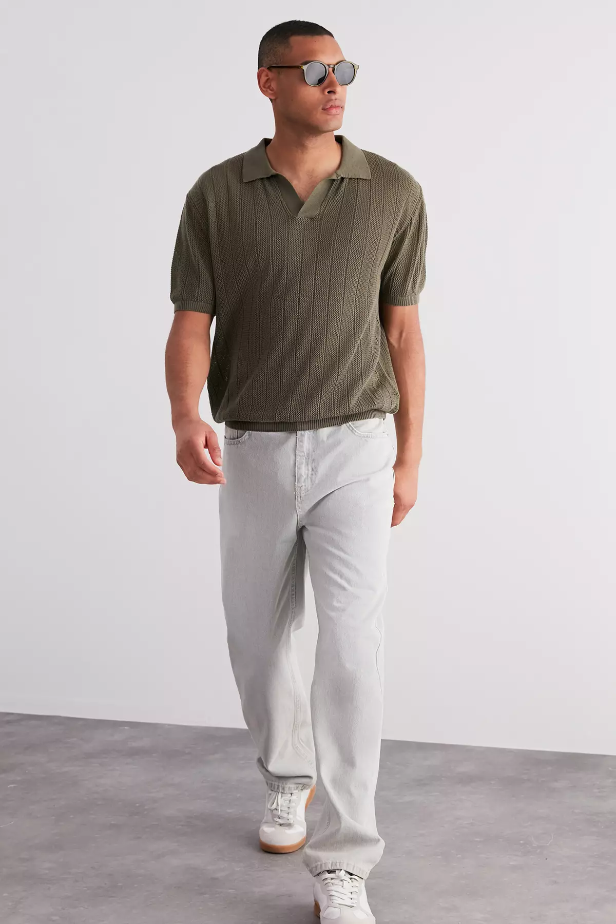 Knitted Polo Shirt