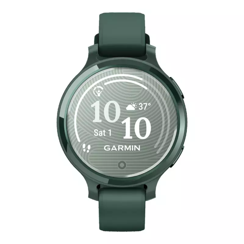 Jam Tangan Wanita Garmin Lily 2 Active 010-02891-52 Smartwatch Petite Digital Dial Jasper Green Silicone Strap