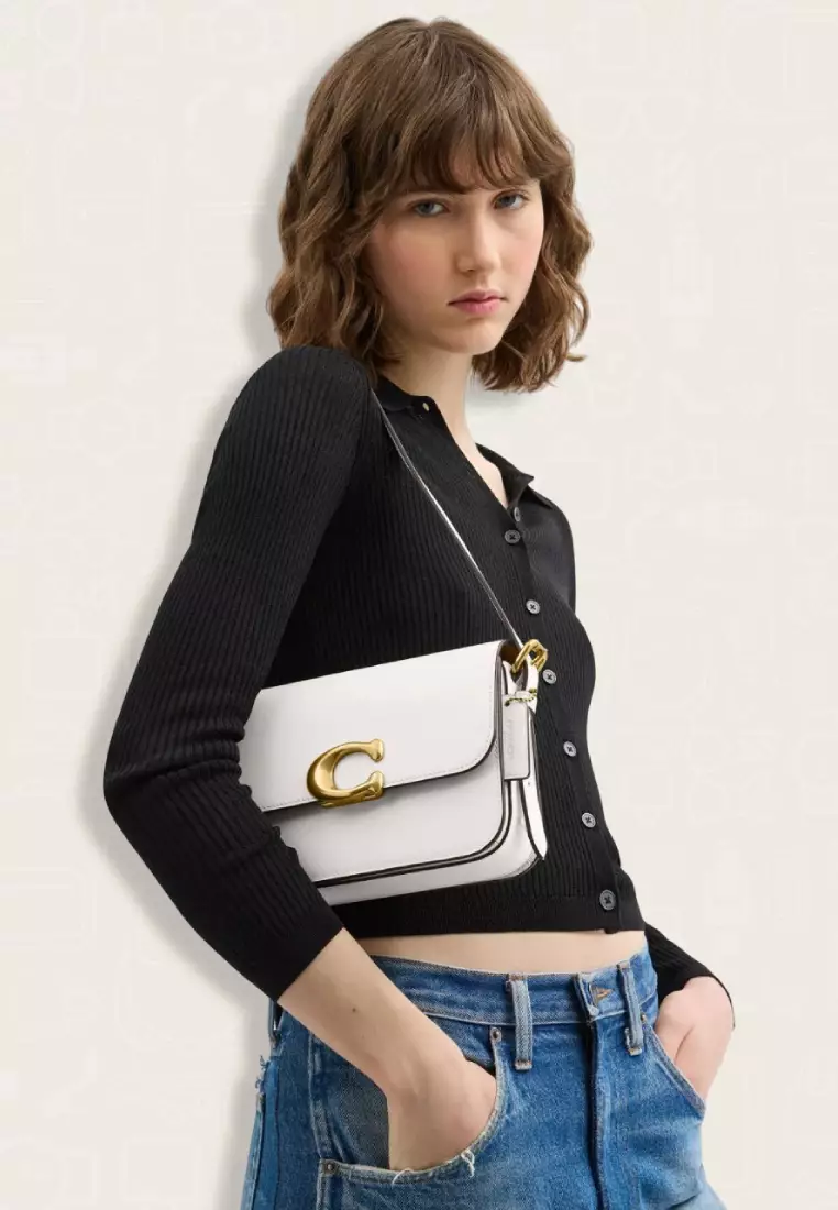 Coach Sage Shoulder Bag Chalk