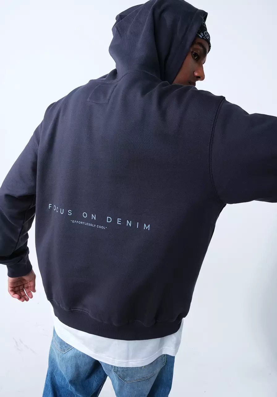 Sweater Hoodie Pria Zion Grey