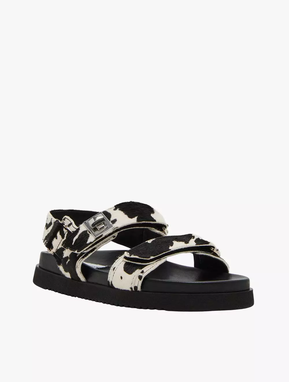 Steve Madden MONA-C Flat Sandals - Black