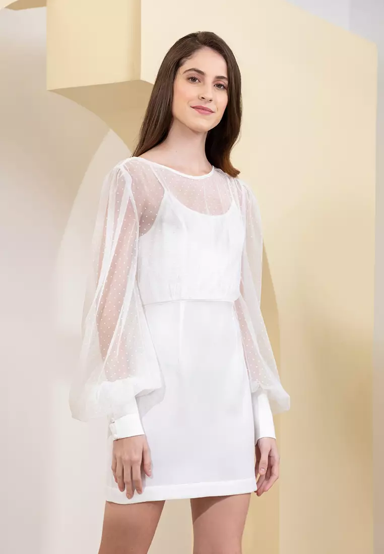 Zalora white dress store