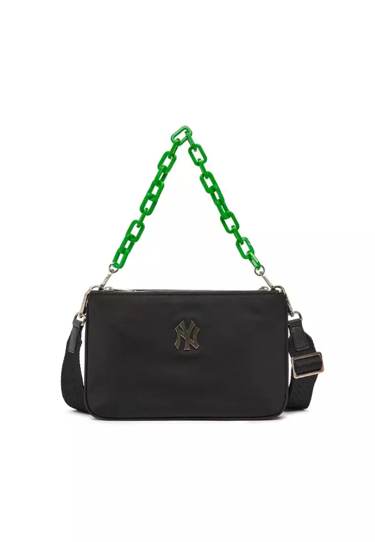 CHAIN STRAP NYLON CROSS BAG NEW YORK YANKEES