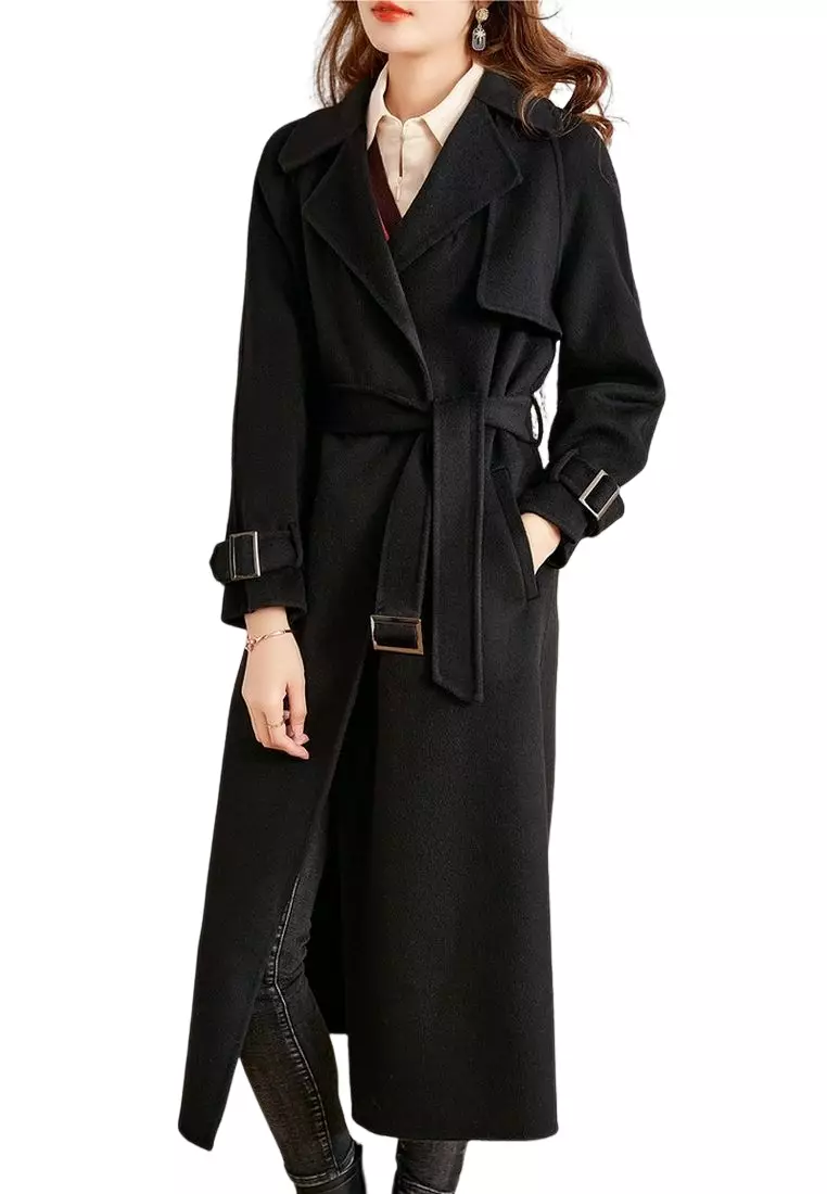 Elegant on sale black coat