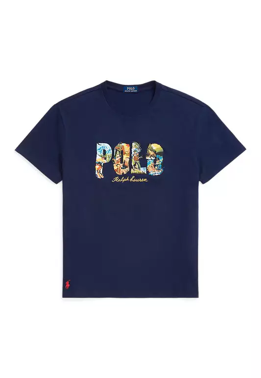 Classic Fit Graphic Logo Jersey T-Shirt