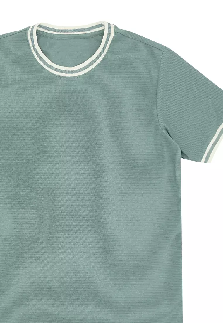 Men's Basic Rib Neck & Cuff T-Shirt - Bristol