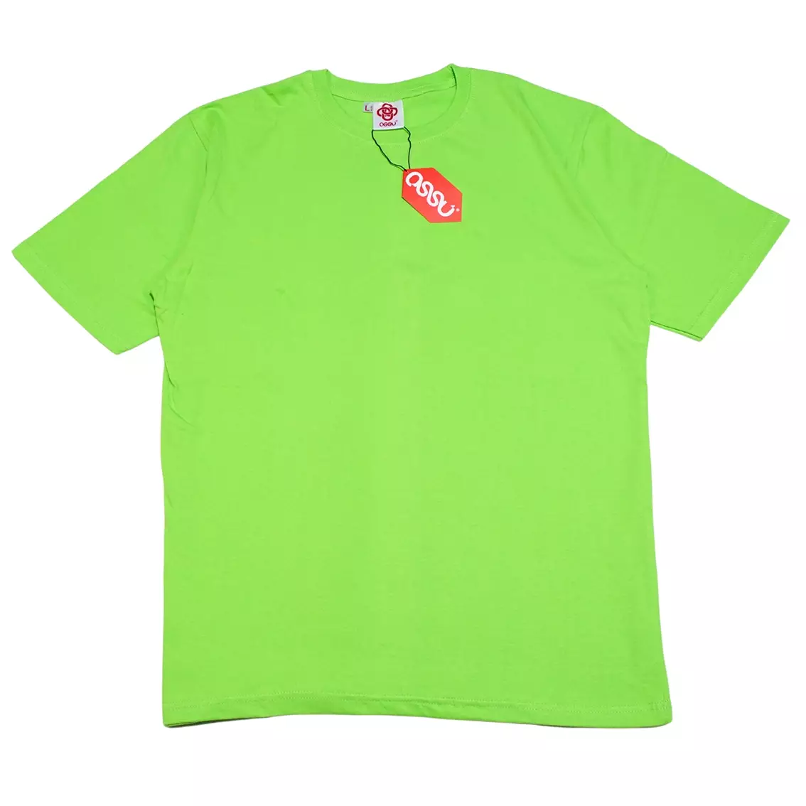 Ossu T-Shirt Basic Colour | Kaos Polos Warna Hijau Muda | Cotton Combed