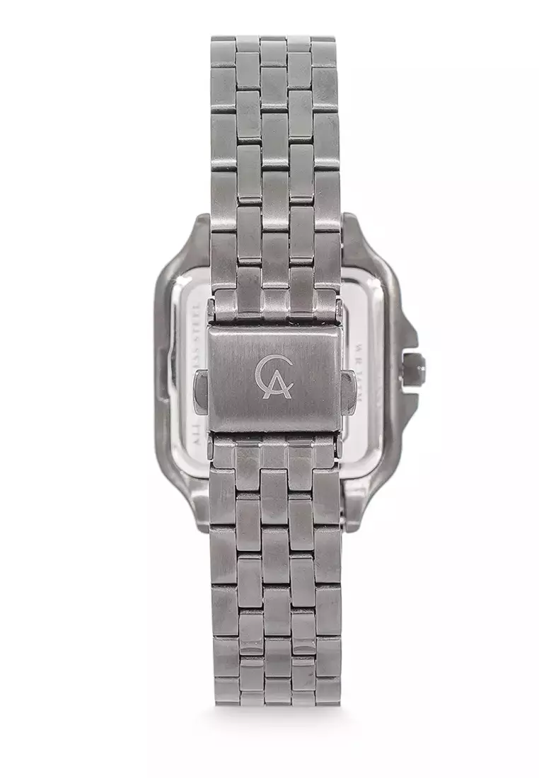 Alexandre Christie Jam Tangan Wanita - Silver Light Pink - Stainless Steel - 2B55 LHBIGLK