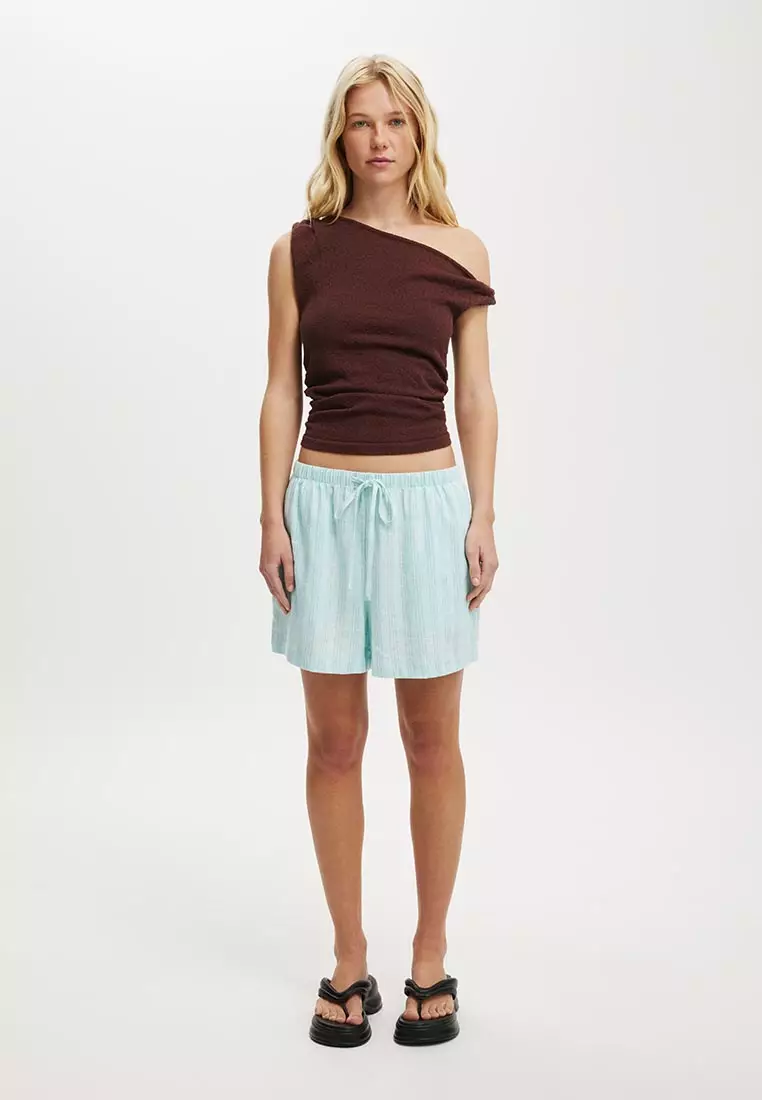 Textured Off The Shoulder