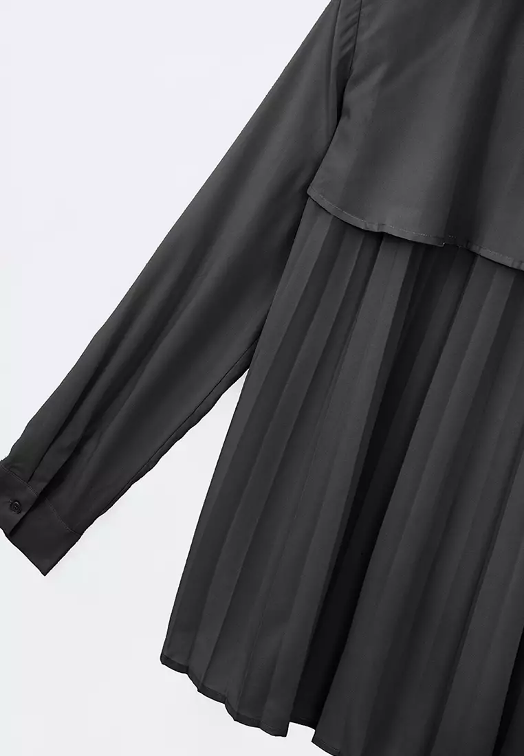 Panel Back Button Down Shirt