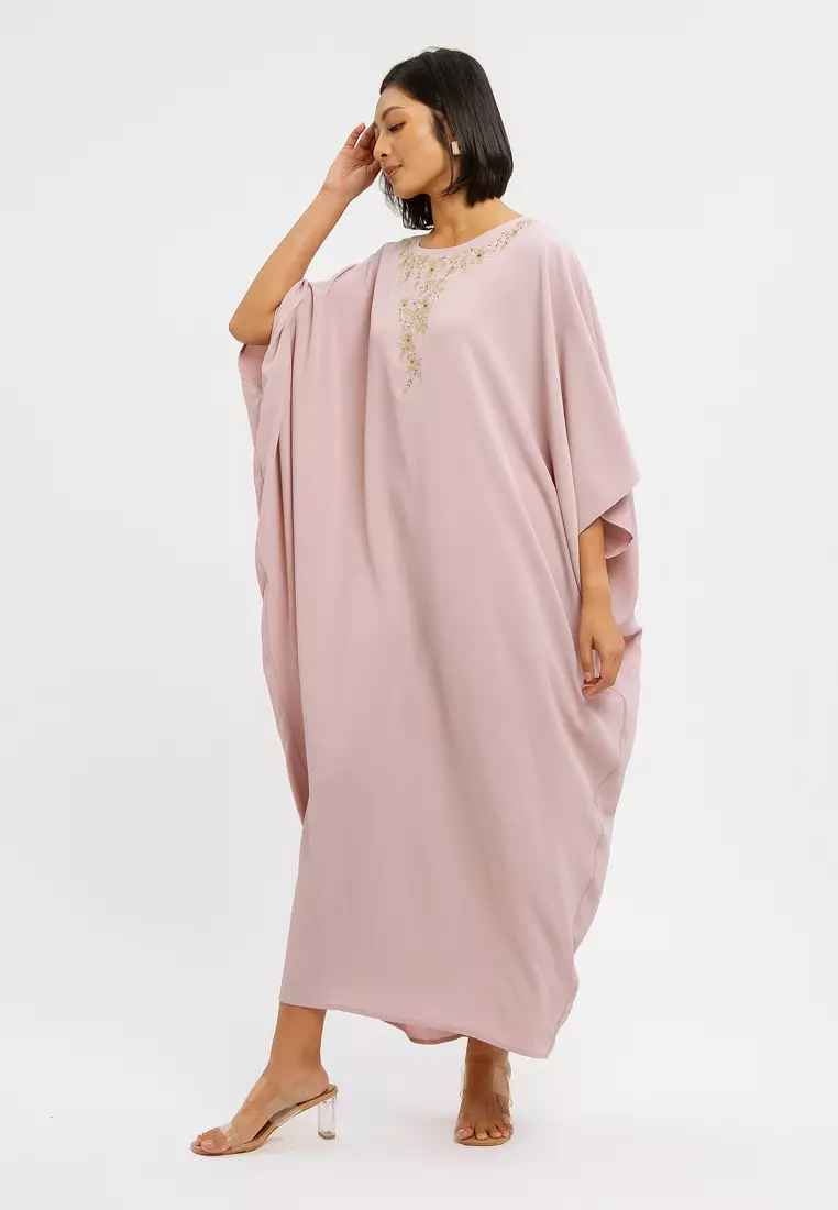 Minimal Kaftan Suhana Dusty Pink
