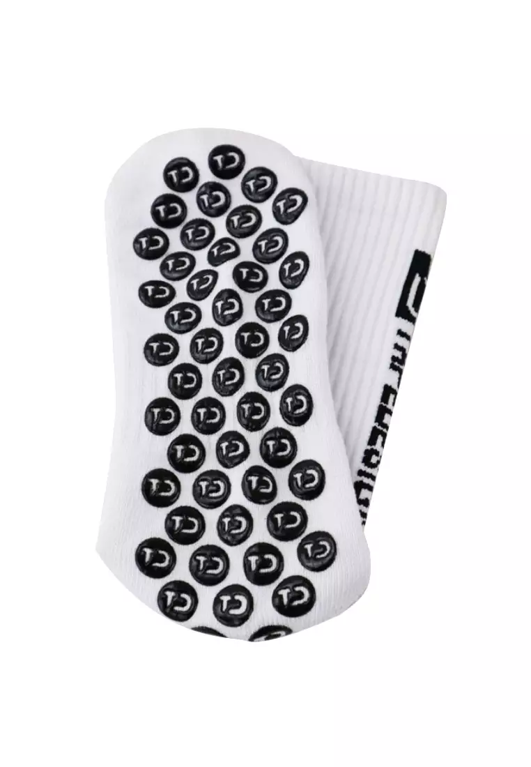 Kaos Kaki Olahraga Anti Slip Breathable Sport Socks Spandex ORIGINAL - White