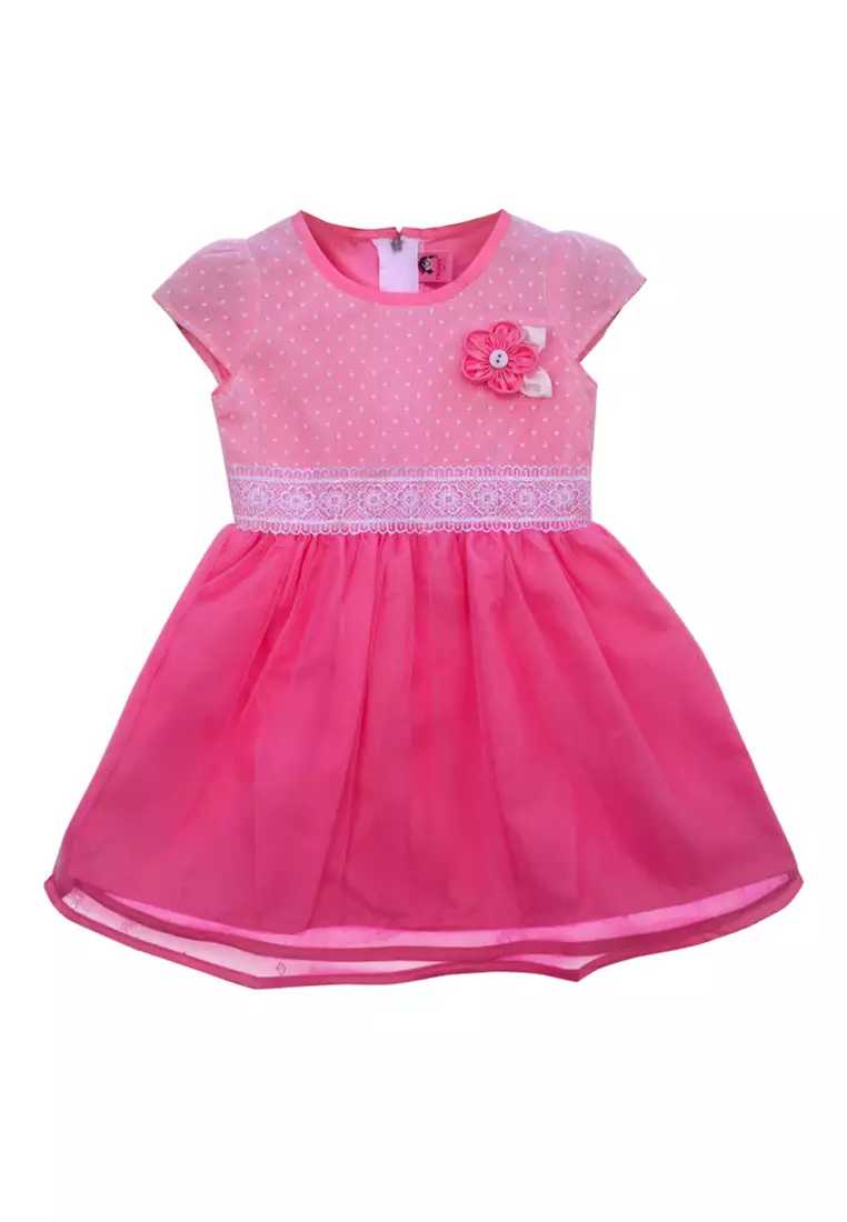 Two Mix Dress Bayi / Baju Bayi Perempuan / Gaun Bayi / Baju Pesta Bayi 4046