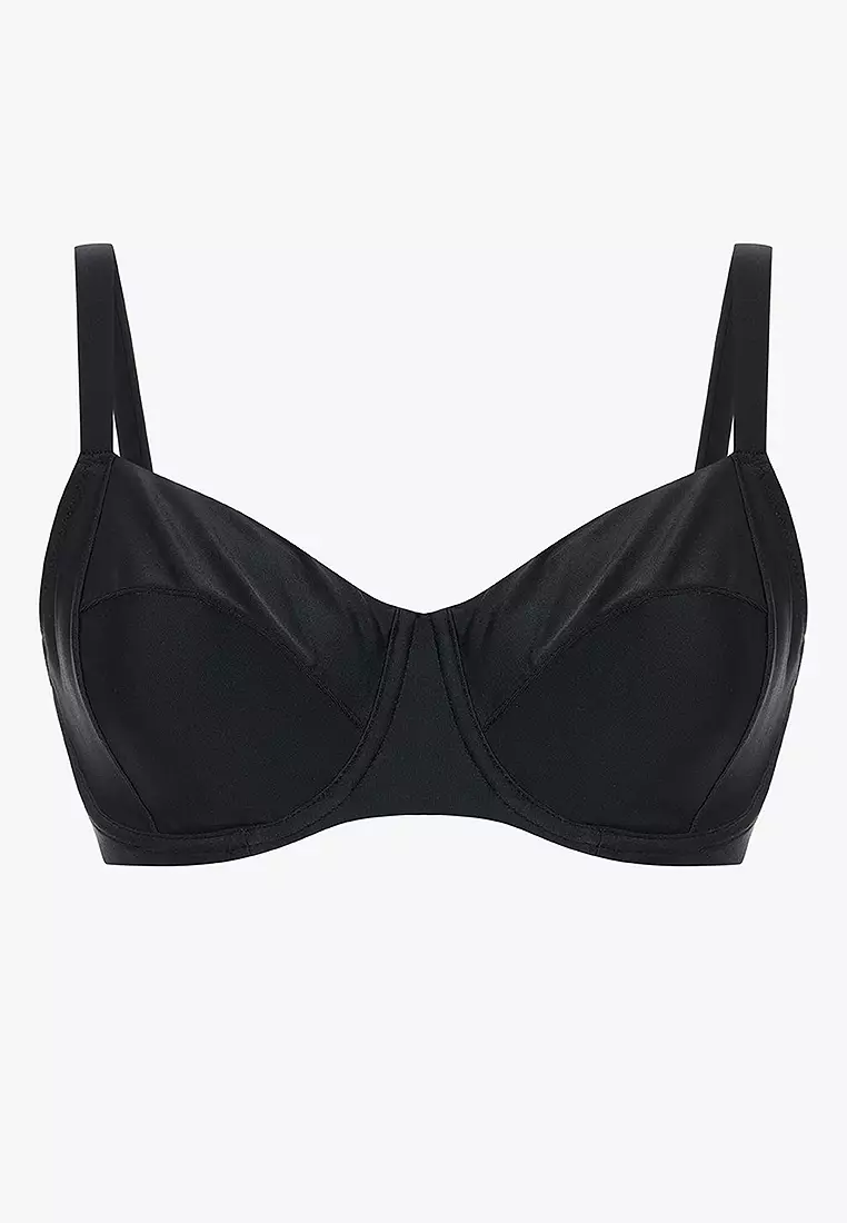 Plus Push Up Underwire Balconette Bikini Top