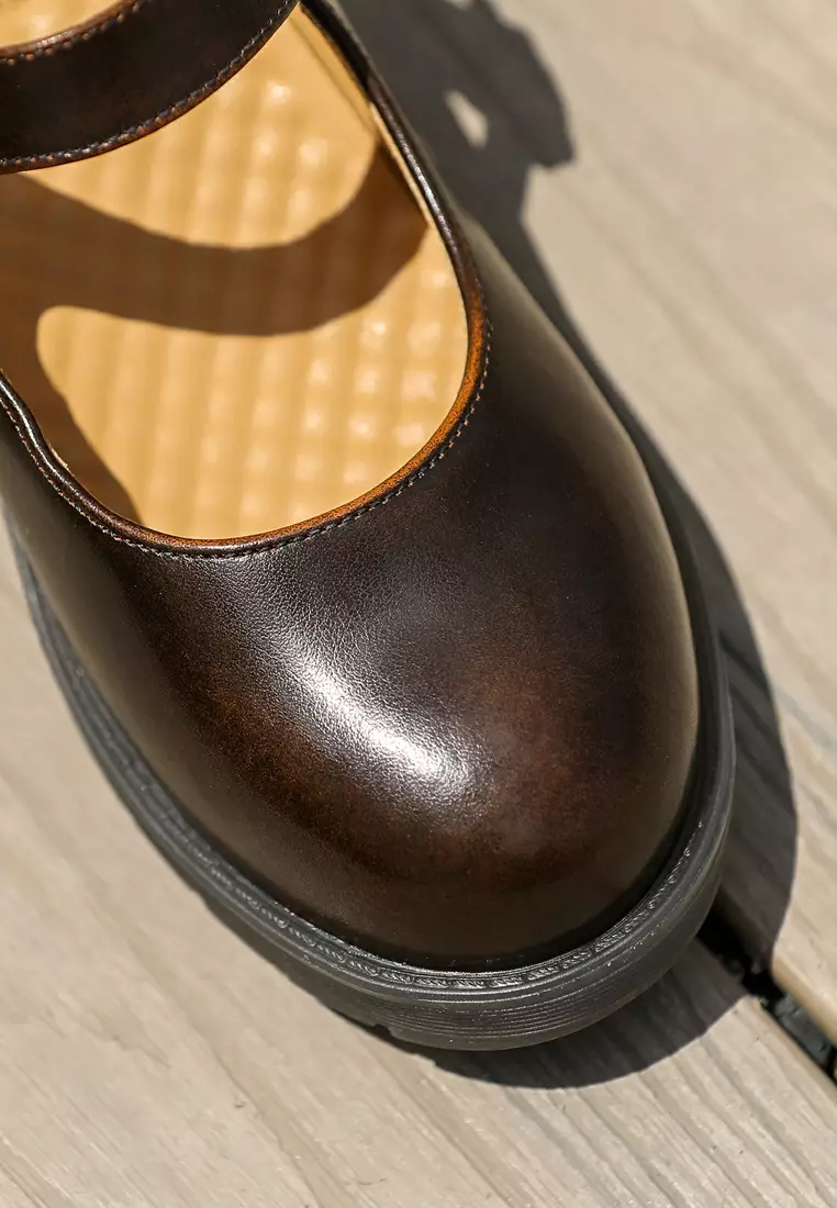 Vintage Leather Mary Jane Shoes MZ8221