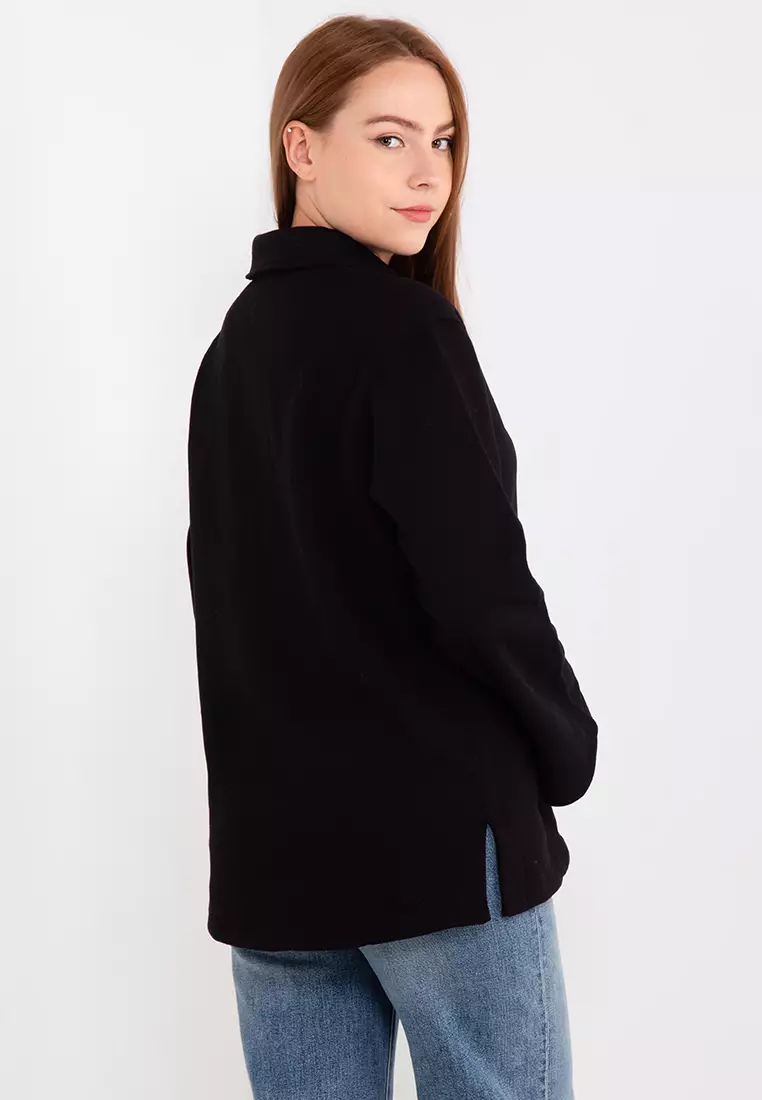 Oversized Polo Shirt Jumper