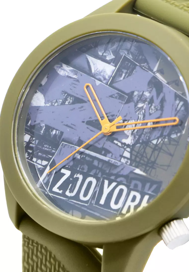 Buy Zoo York Men Silicon Strap Analog Watch Zy 2009g grn 2024