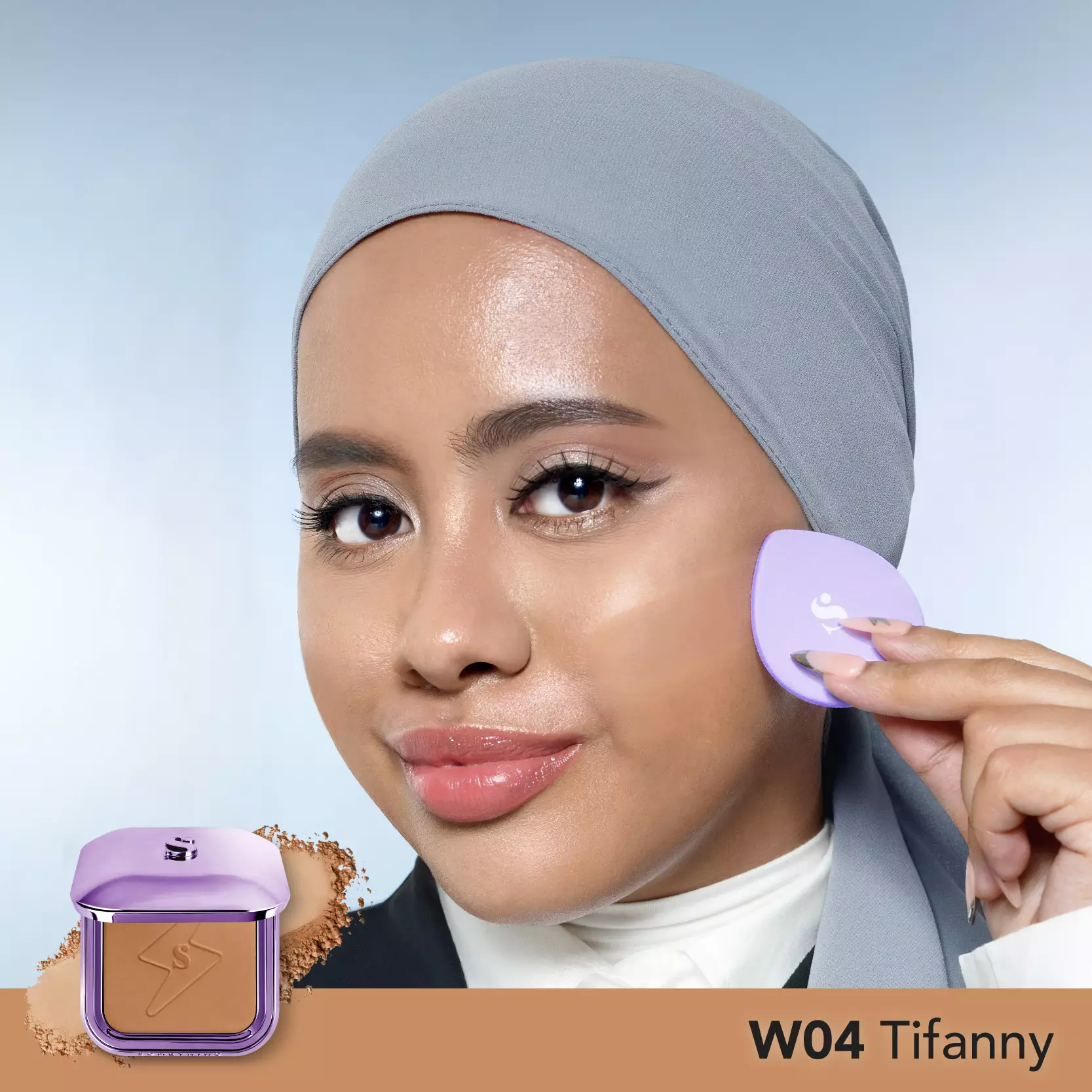 SOMETHINC Copy Paste COVERBLUR Powder Foundation -  W04 Tiffany