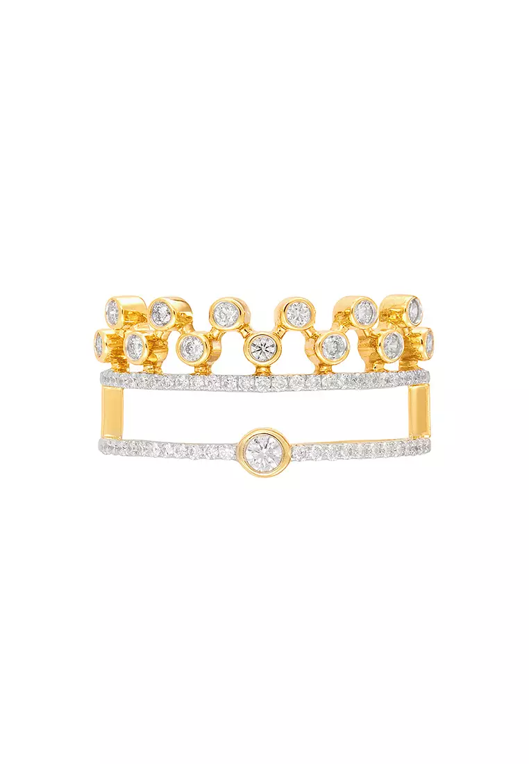 HABIB Diamond Ring in 375/9K Yellow Gold 271021124