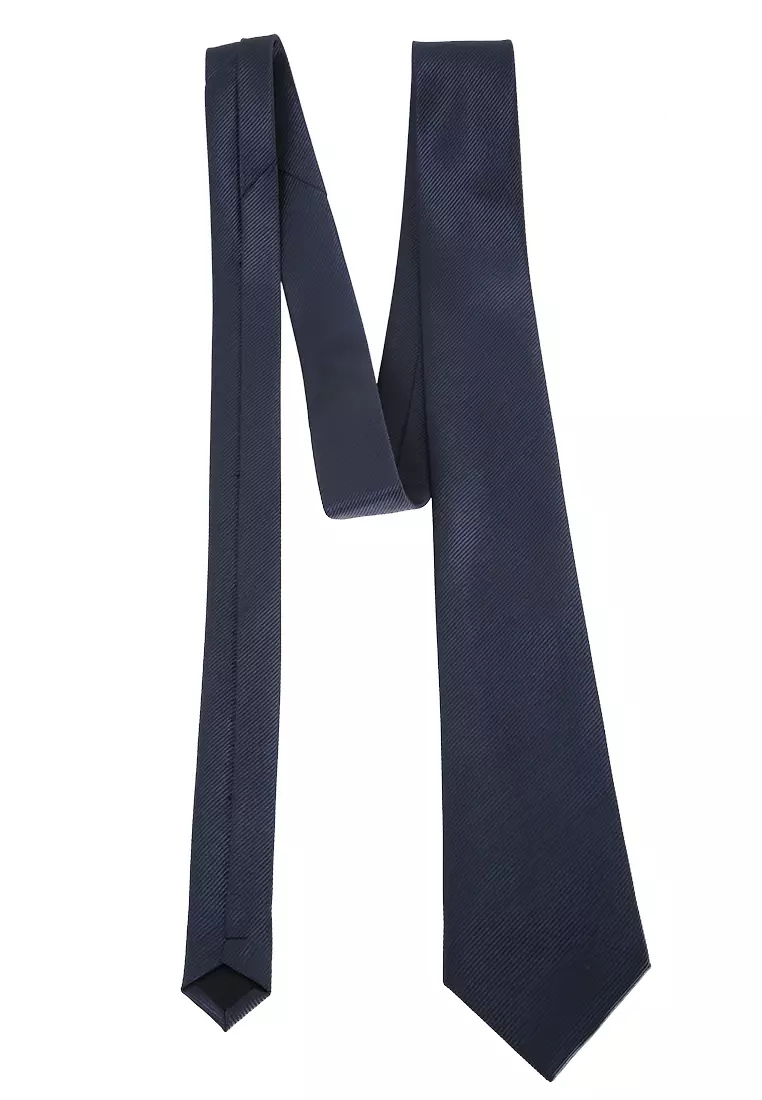 Stranger Dasi Pria Polos Plain Tie Man Neckwear Aksesoris Fashion Material Polyester ORIGINAL - Dark Grey