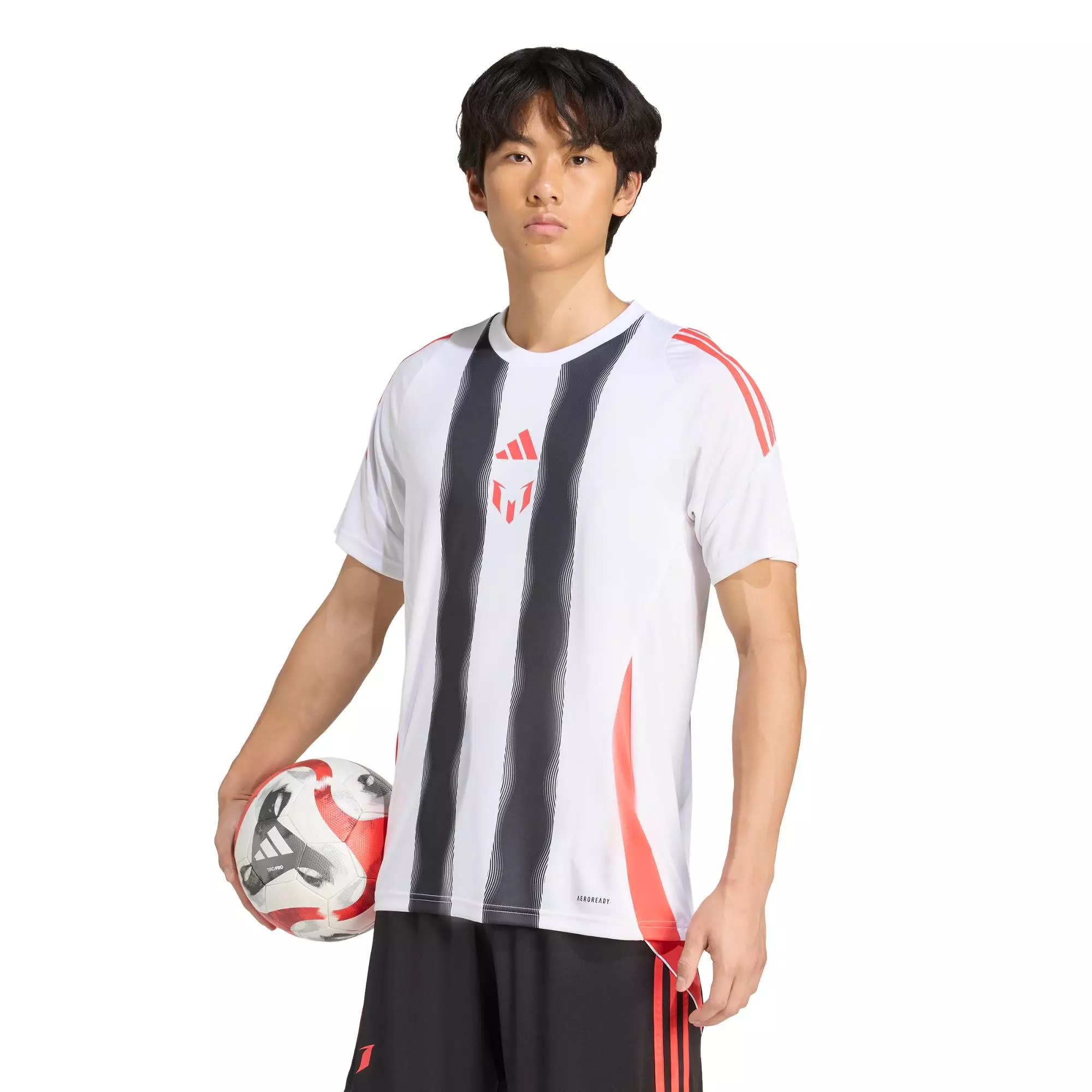 Football Messi Training Jersey Men White JY9620