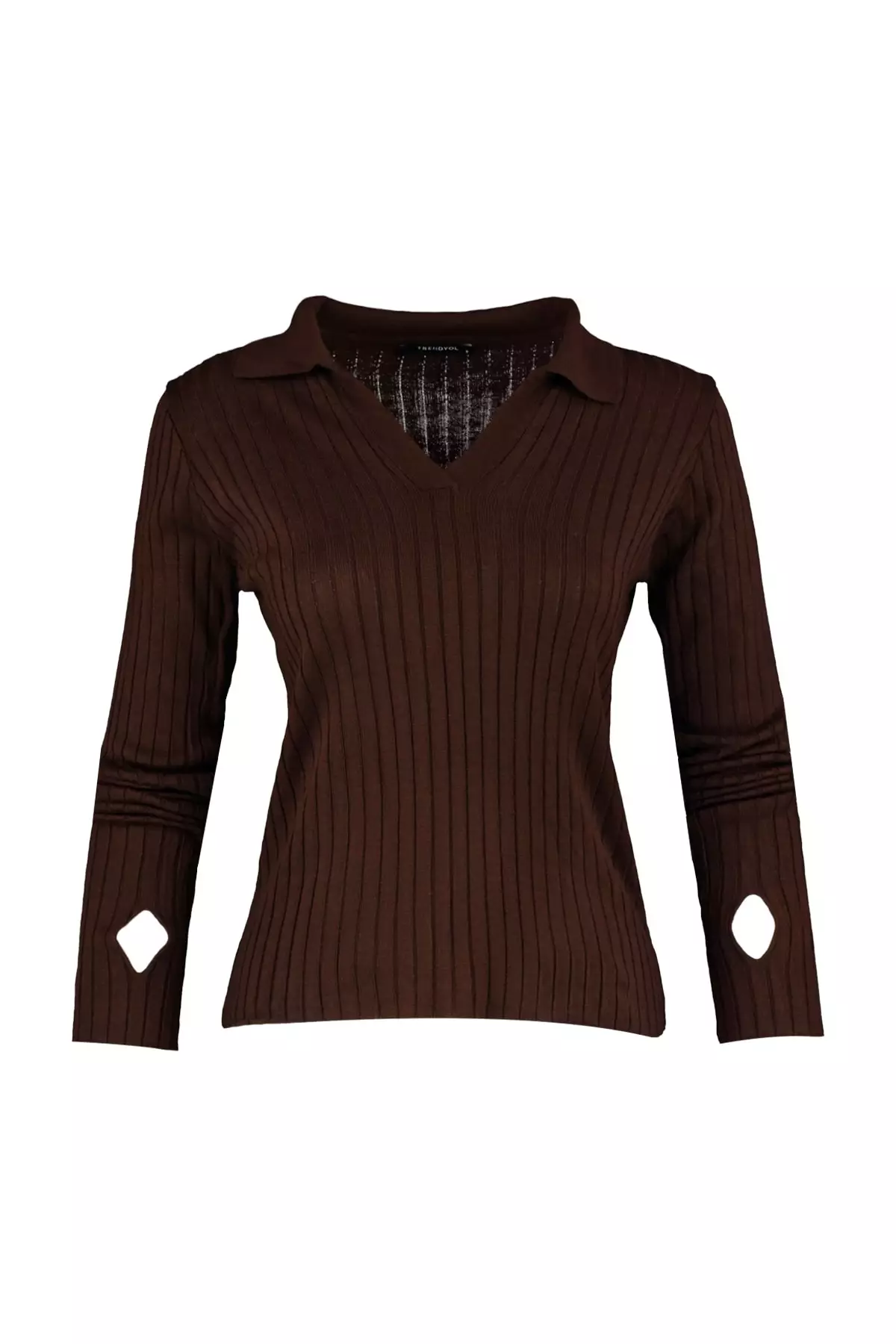 Polo Collar Knitwear Sweater