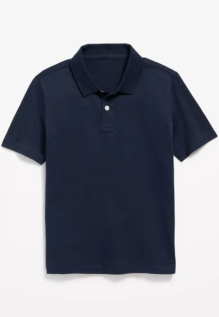 School Uniform Jersey Polo Shirt for Boys