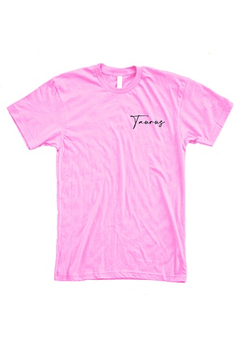 MRL Prints pink Zodiac Sign Taurus Pocket T-Shirt Customized F7A18AA0FDB6FAGS_1