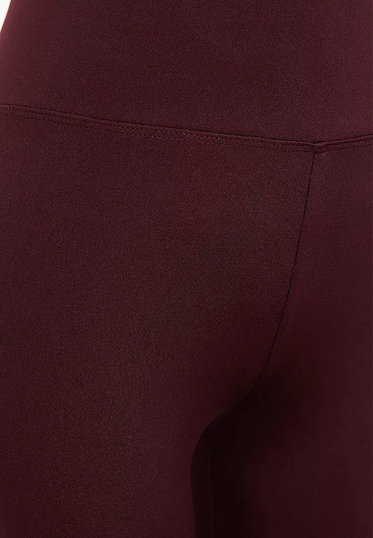 Wide Waist Elastic Extra Compression Full Length Sports Leggings