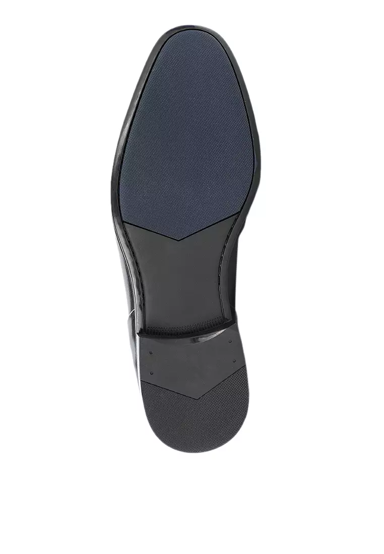 Warren Black Captoe Oxford Shoes