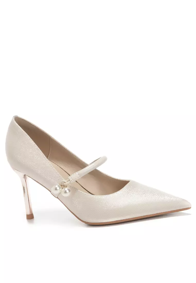 Discount on Twenty Eight Shoes  shoes - SKU: 8cm Pointed Satin Stiletto Heel By2381-32