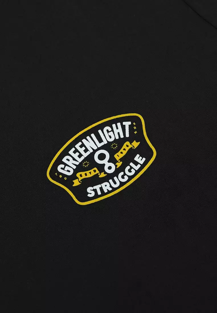 Greenlight Men's T-Shirt Short Sleeve Regular Fit Cotton Struggle OL-C120425