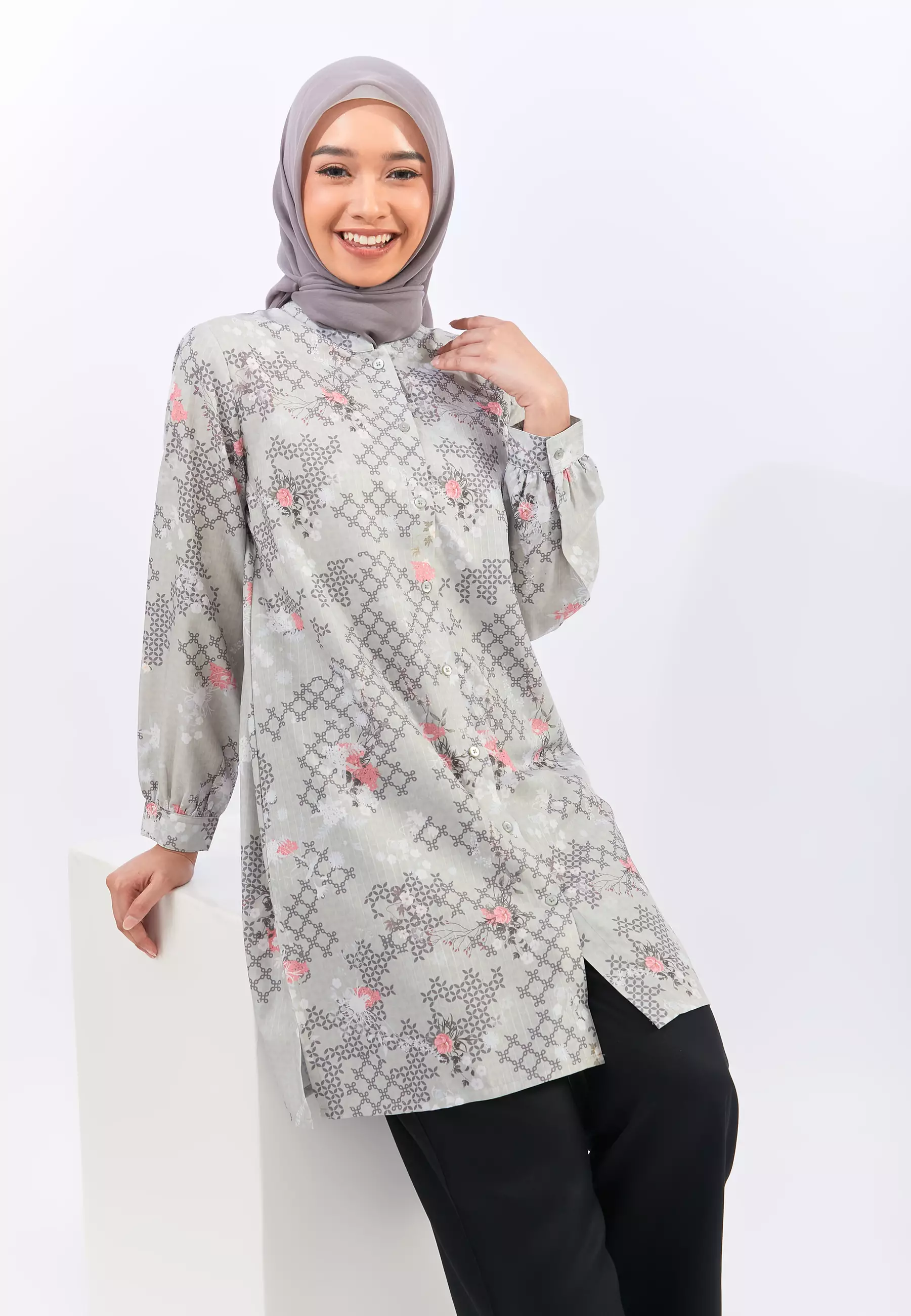 Laika Flower Green Tunic (G.1733)