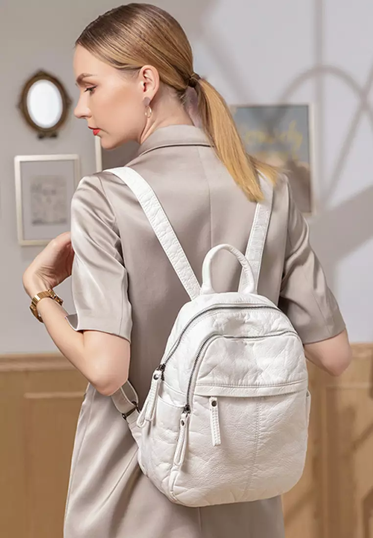 Buy AOKING Leather Ladies Backpack 2024 Online ZALORA Philippines